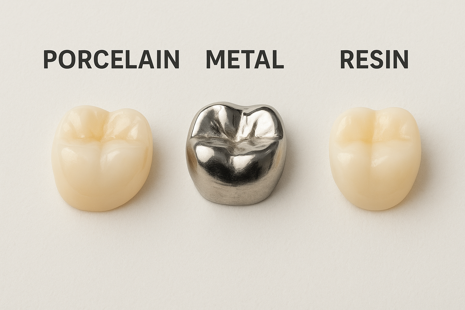 Porcelain, metal, and resin dental crowns available in Winchester, VA